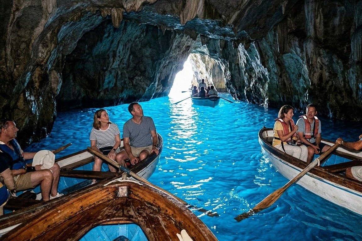 Ultimate Capri & Blue Grotto Day Tour from Naples or Sorrento